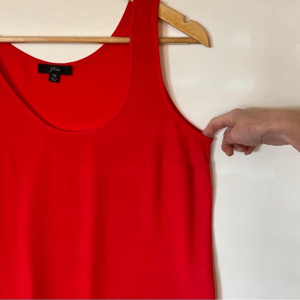 J. Crew Red Cami Tank - Picture 2 of 6